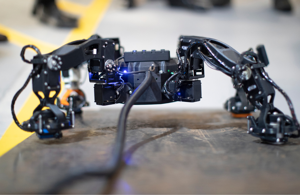 Magnapods: Highly Flexible Inspection Robots